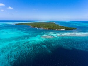 650-Acre Private Island with Resort by the Blue Hole